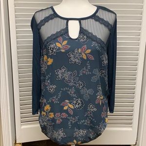 Maurices Floral Lace Top